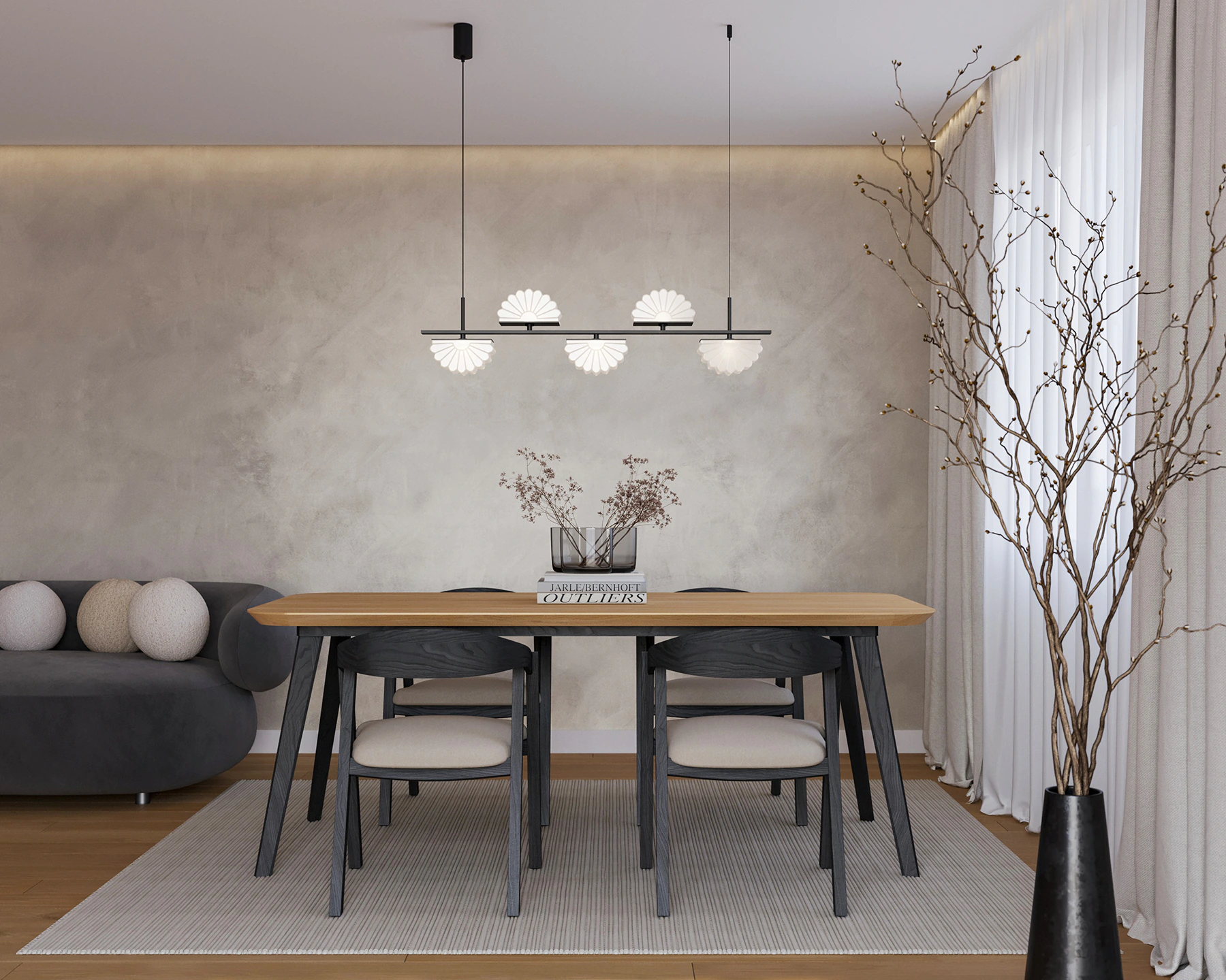 Furnilo’s Custom Vibe table integrated into a real home interior