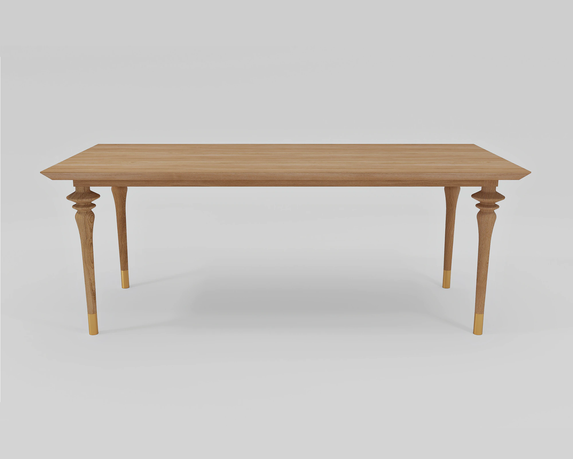 Front view of the Custom Muse table by Furnilo
