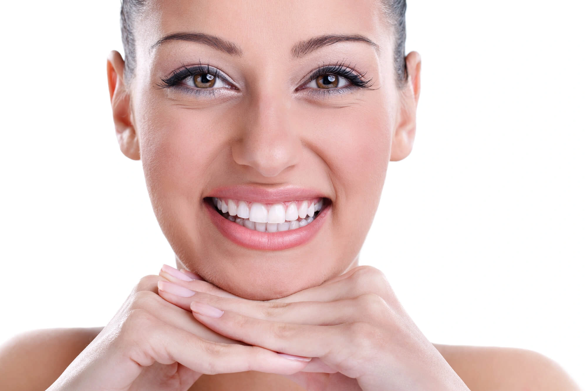 Smiling after levittown teeth whitening
