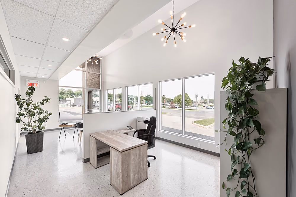 Bureau de consultation à la Clinique St-Nicolas