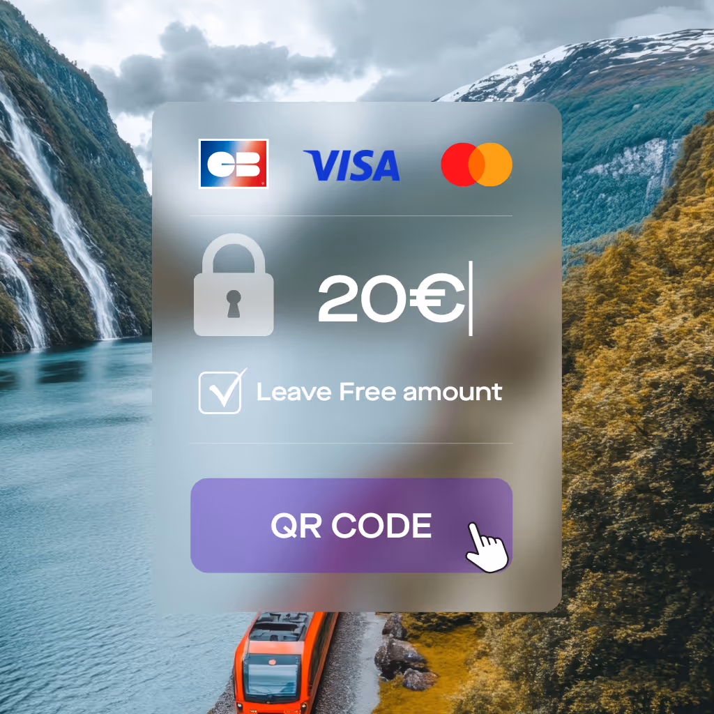 QR code payment page