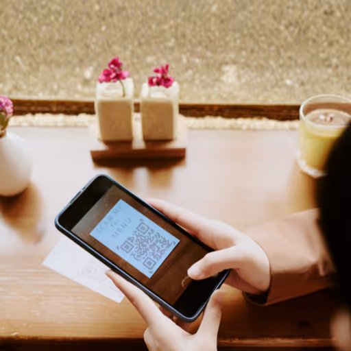 QR code commande à table