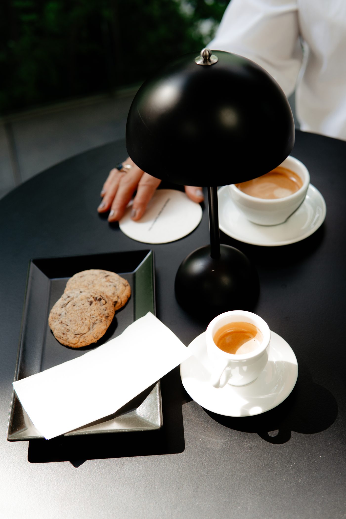 Kaffee und Cookies an der Horn-Bar