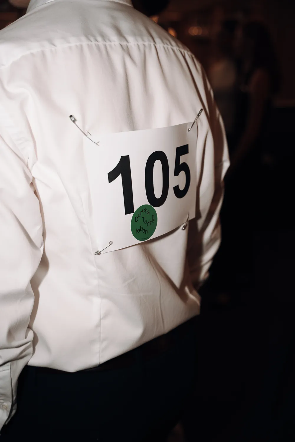 Tänzer mit Startnummer 105 beim Tanzleistungsabzeichen