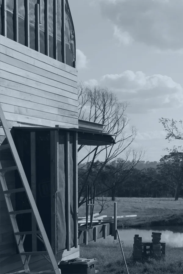 Stargazing Eco Cabin detail — eco cabin architecture by AO Design Studio, Bowral