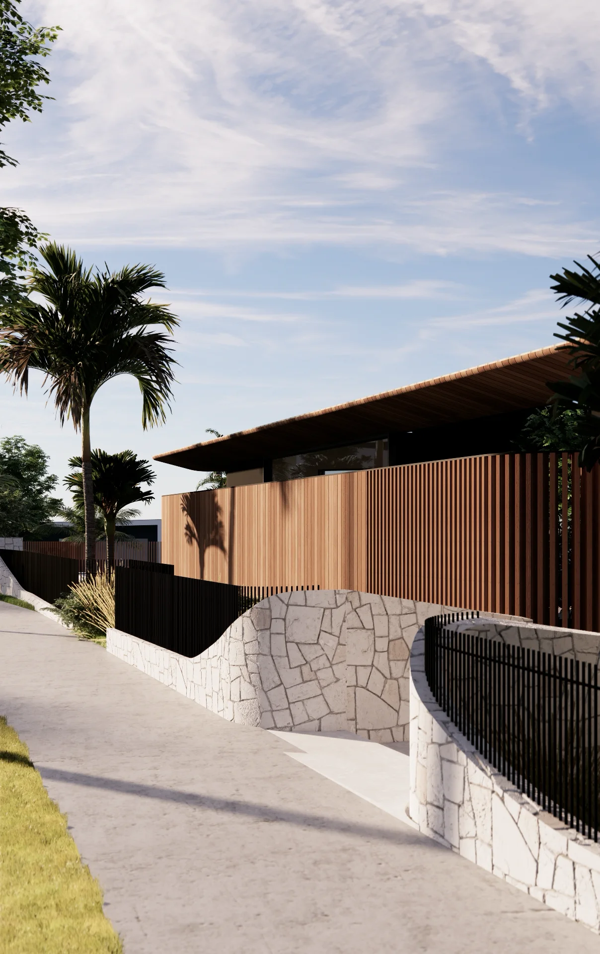 House Murra Murra outdoor terrace — AO Design Studio, bespoke home design