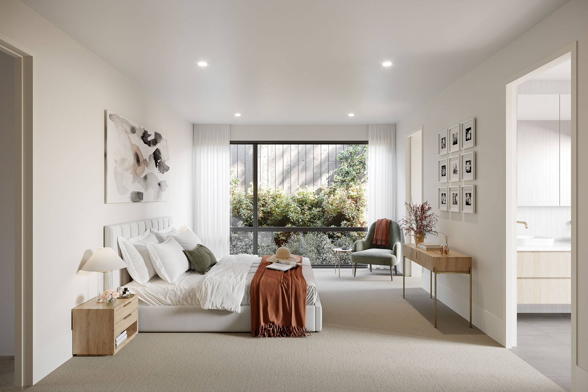 The Ace Residences bedroom — AO Design Studio residential architects, Southern Highlands