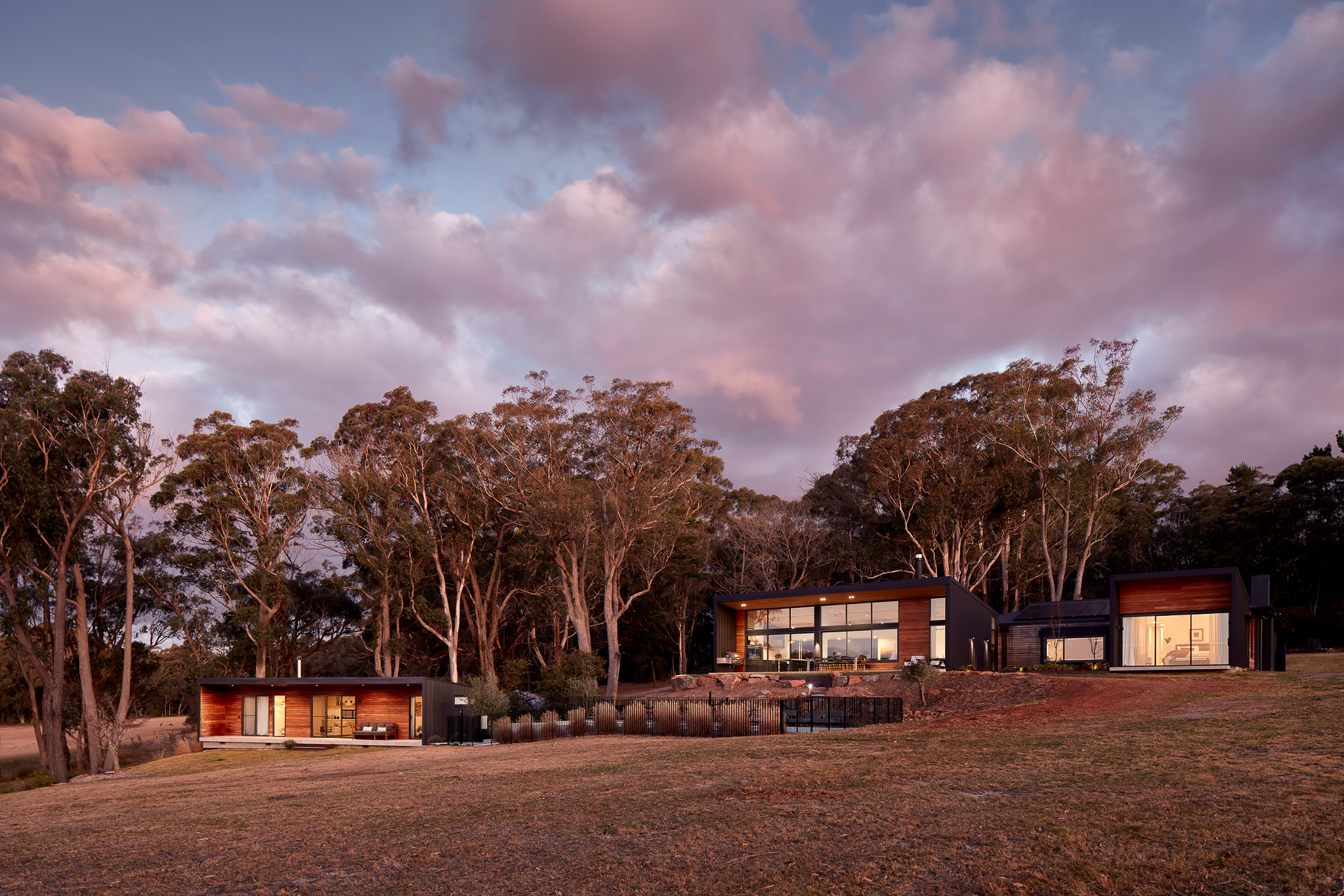 House Woodlands exterior — sustainable residential architecture by AO Design Studio, Southern Highlands