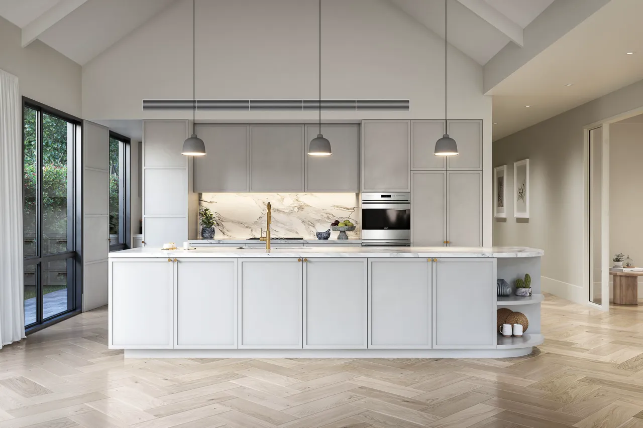 The Ace Residences kitchen light scheme — AO Design Studio contemporary architecture