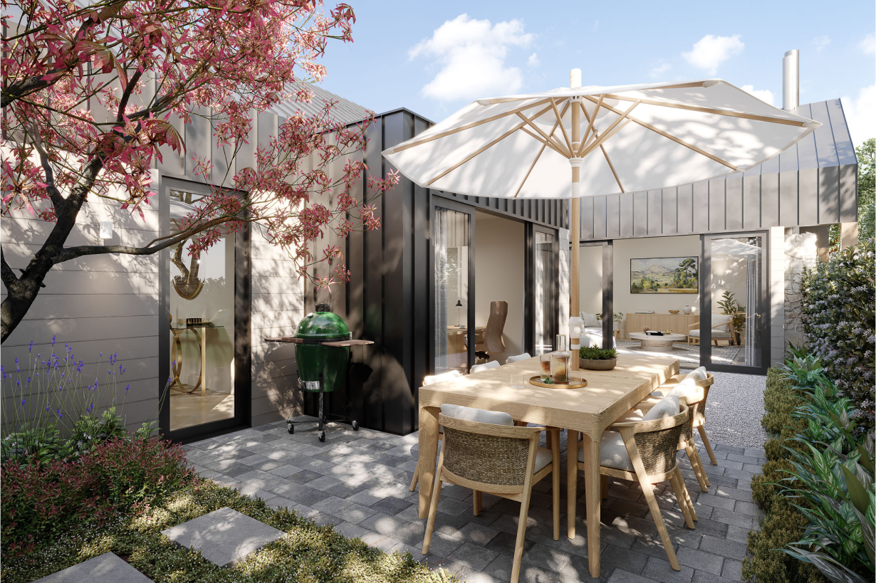 The Ace Residences backyard — AO Design Studio landscape and residential architecture