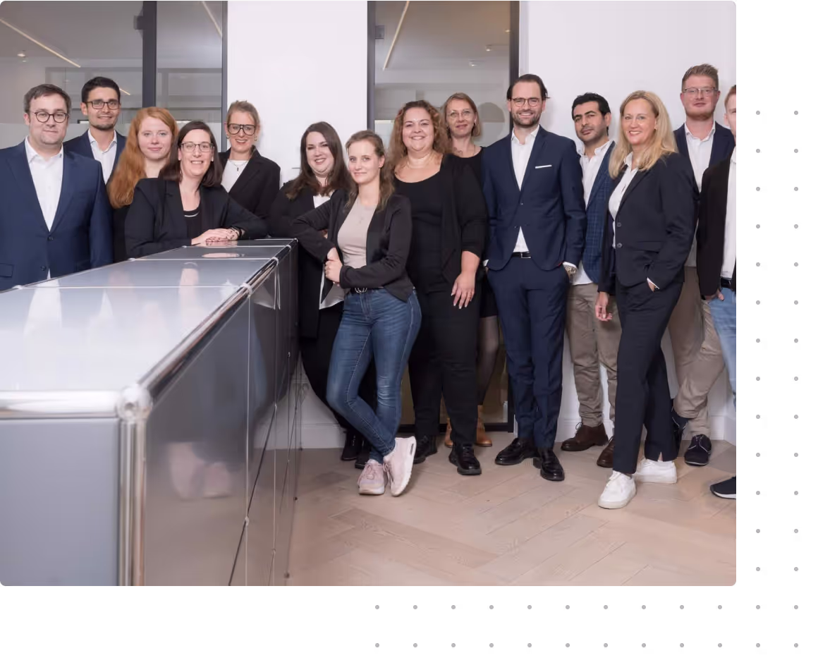 Das Team der Rohlmann Steuerberatungsgesellschaft mbH – Karrierechancen und Mentoring für angehende Steuerberater in Ratingen.