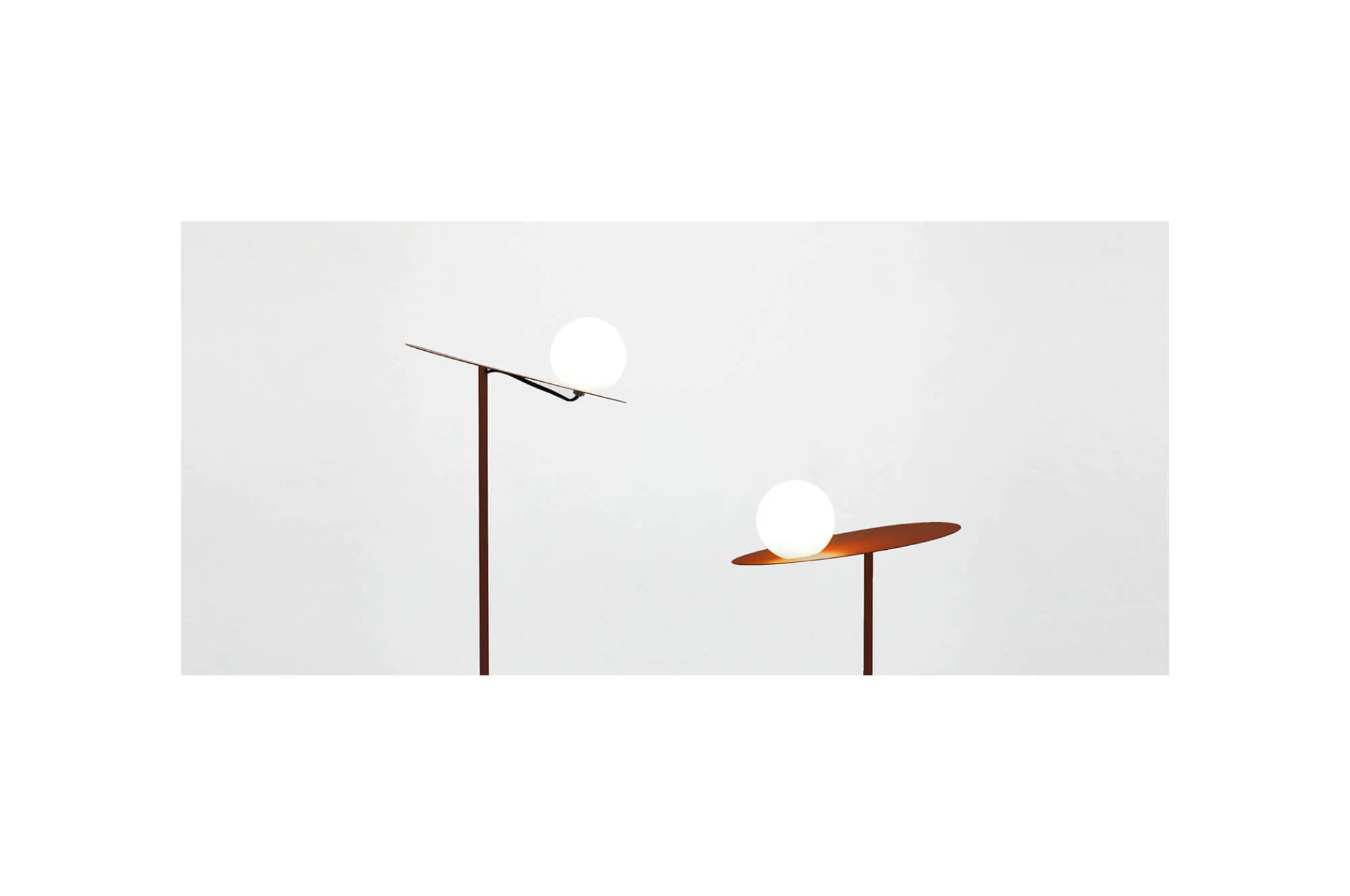 A delicate balance of light on a slanted surface.