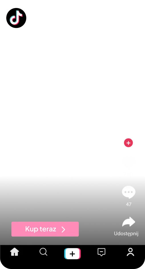 Przykład reklamy wideo na TikToku