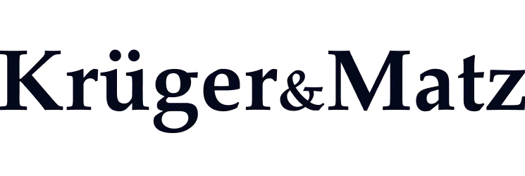 Logo sklepu Kruger&Matz z elektroniką