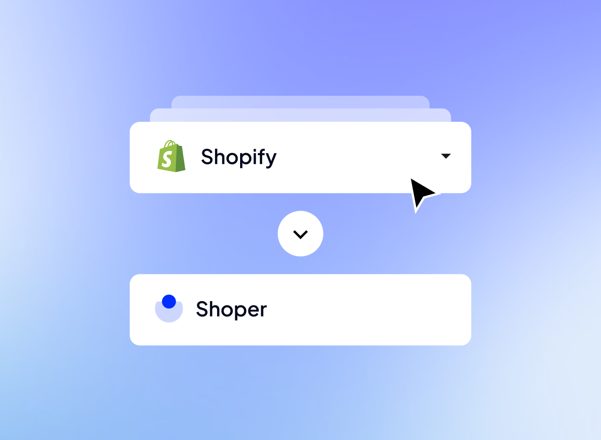 logotyp platformy Shopify, logotypy platformy Shoper