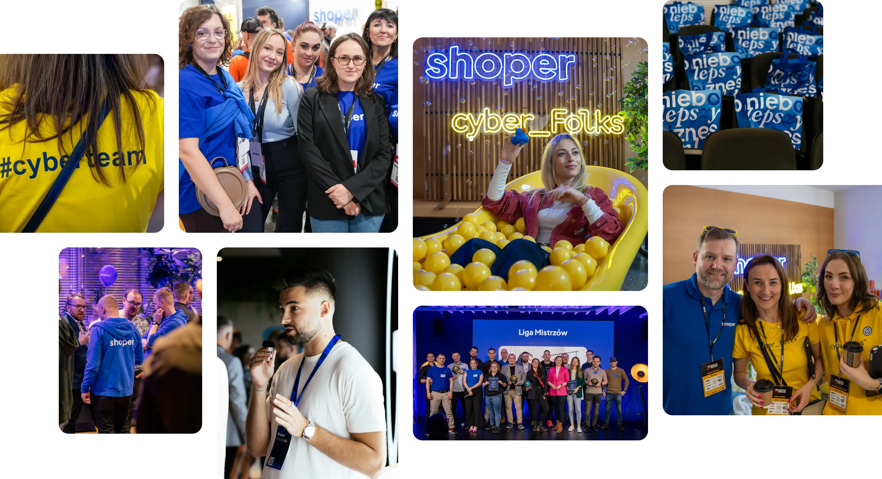 Specjaliści, partnerzy i klienci Shopera oraz cyber_Folks na konferencjach i targach e-commerce
