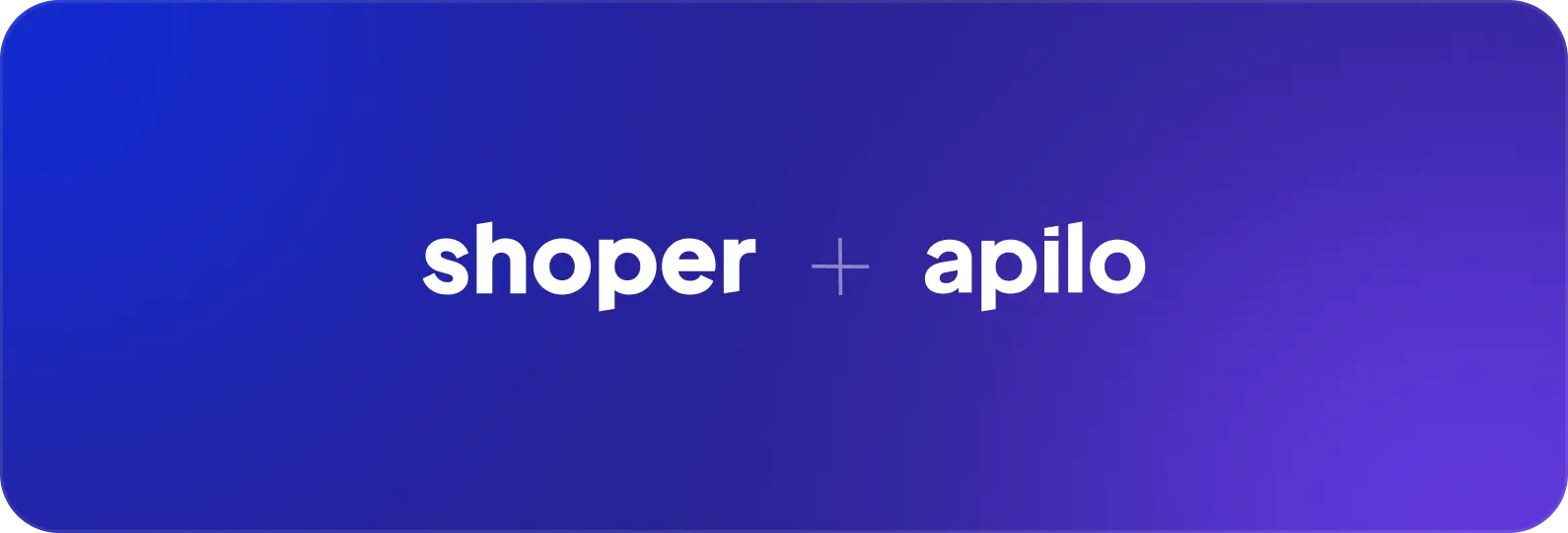 Logotypy Shoper i Apilo