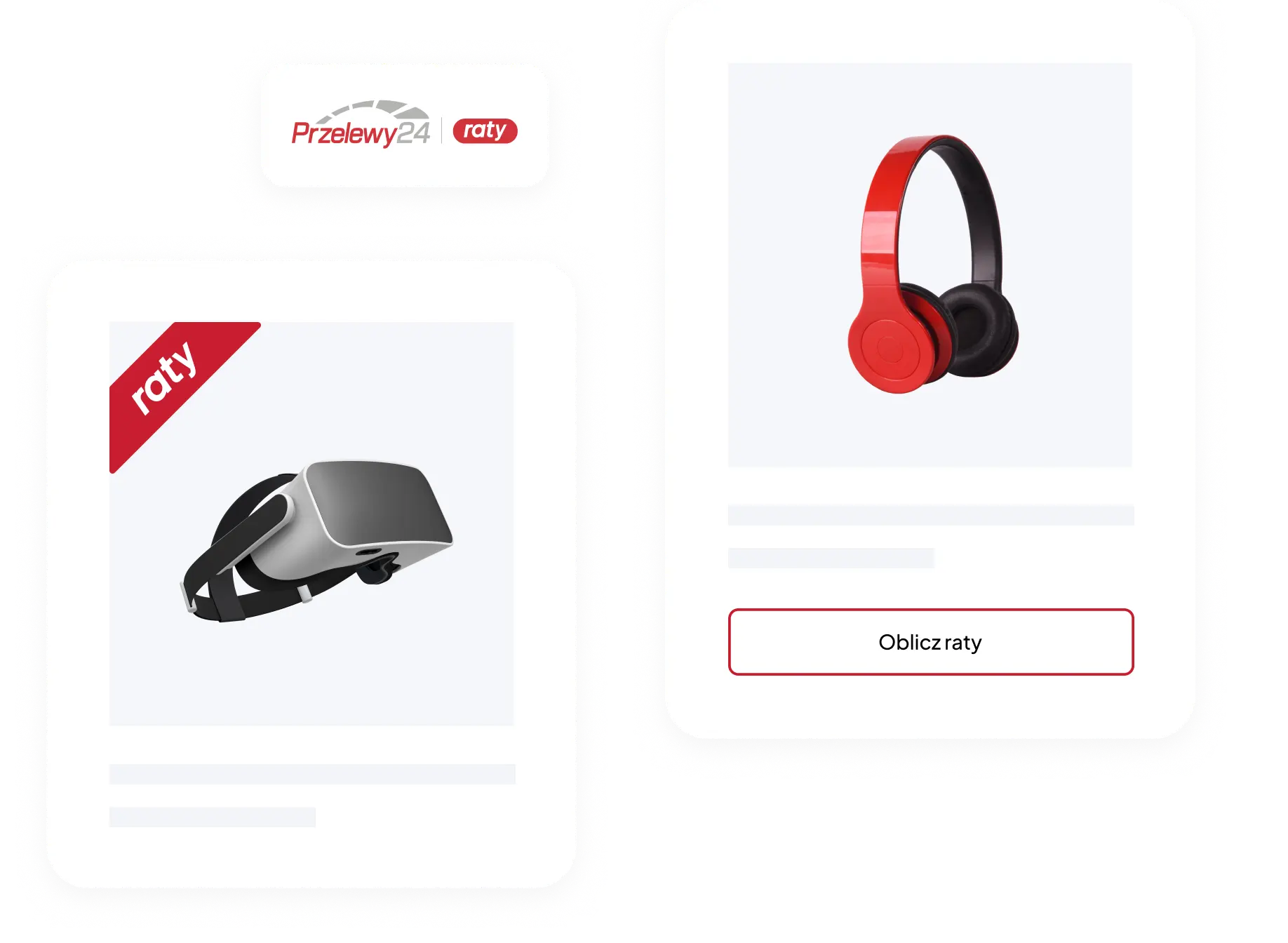 Słuchawki i okulary VR do kupienia na raty 0% w Przelewy24