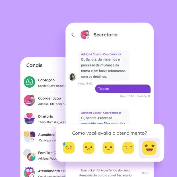 Atendimento Multicanal que profissionaliza a experiência escolar