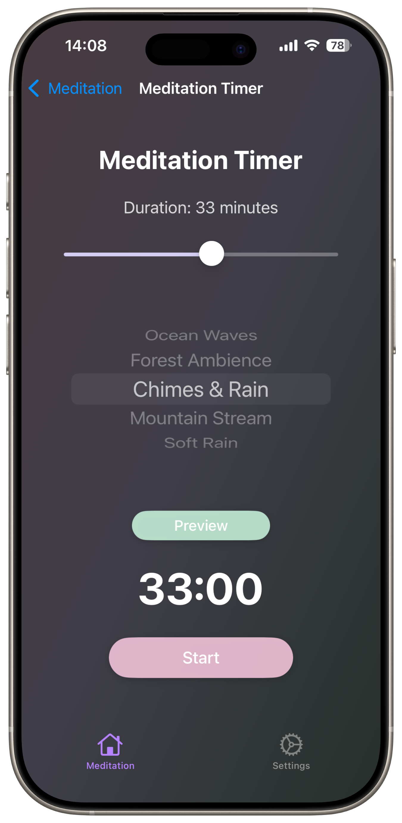 Awenya Meditationtimer