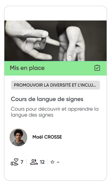 langue des signes