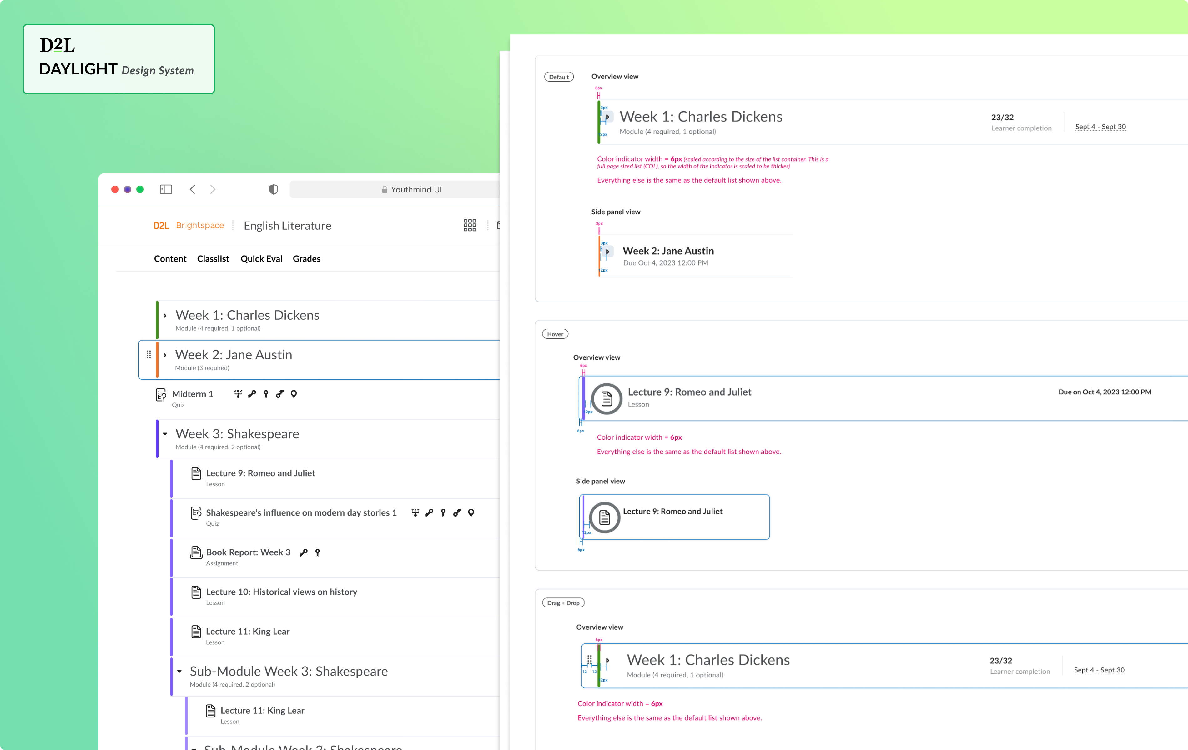 Thumbnail for project: Design system: Colour indicator