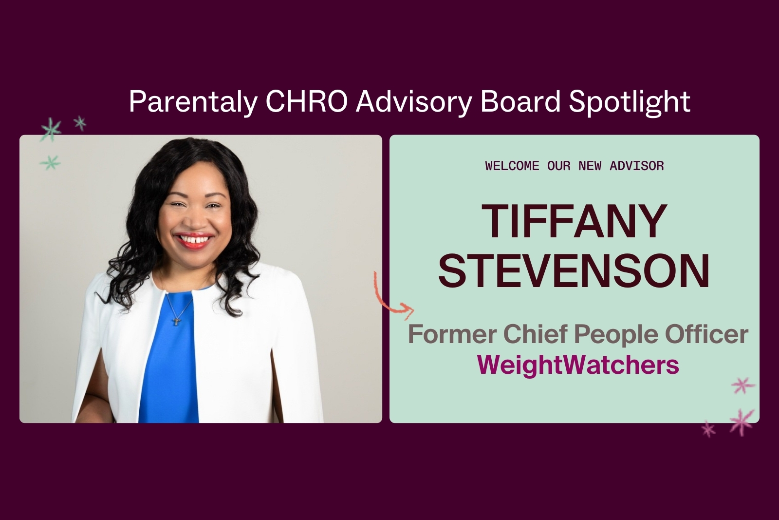 Tiffany Stevenson, Former Chief People Officer, WeightWatchers