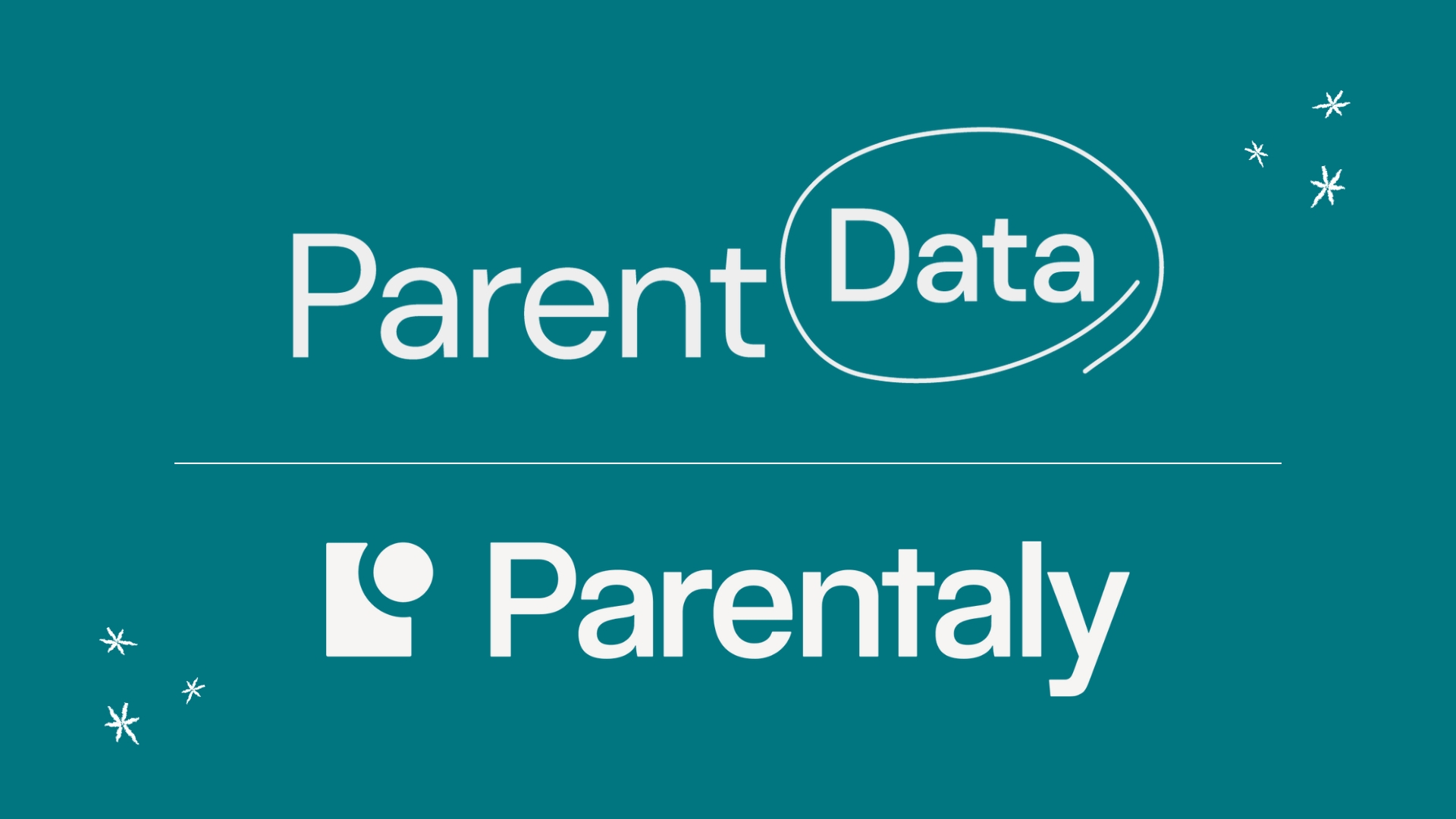 Parentaly and ParentData logos announcing partnership