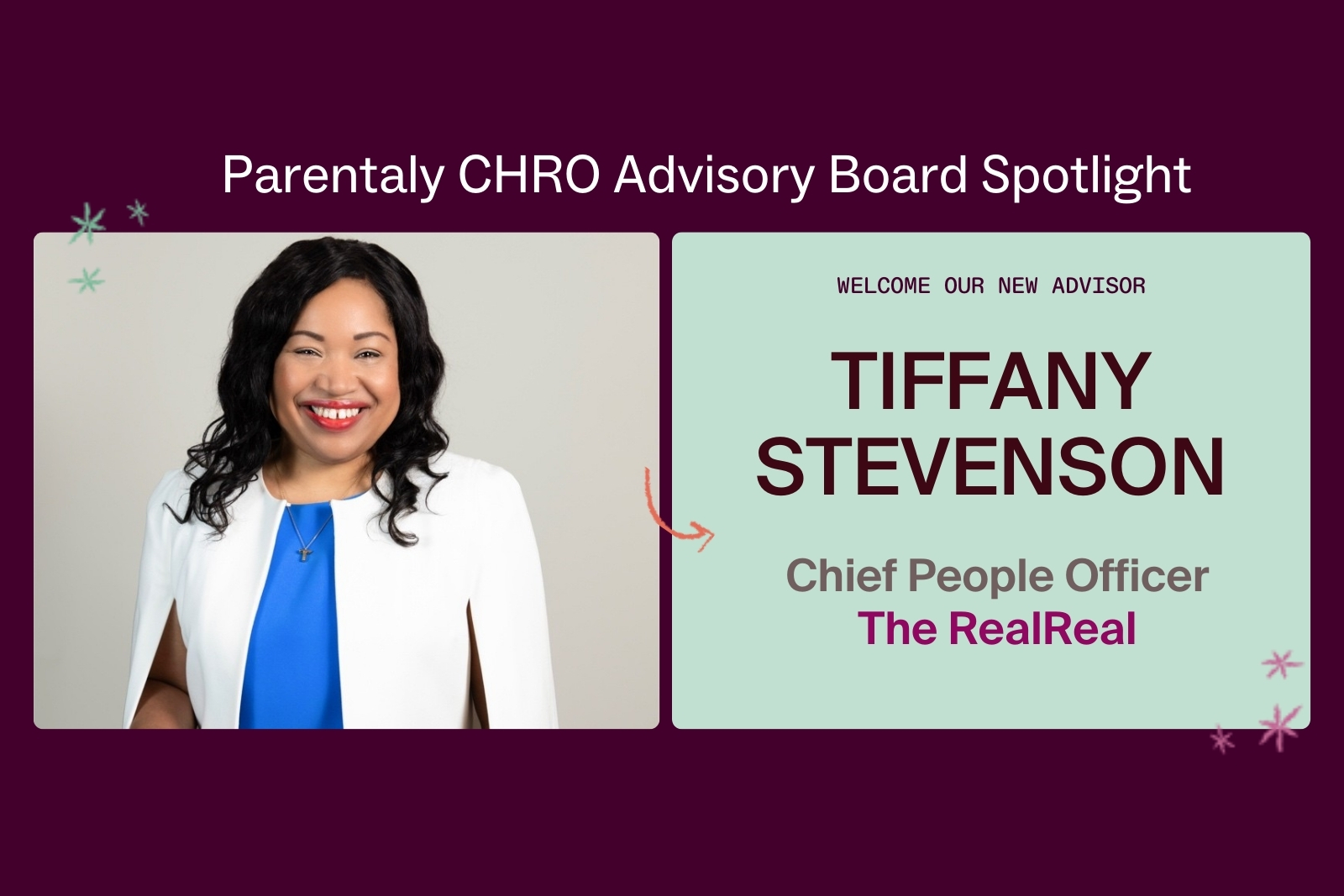 Advisor Spotlight: Tiffany Stevenson, Chief People Officer, The RealReal
