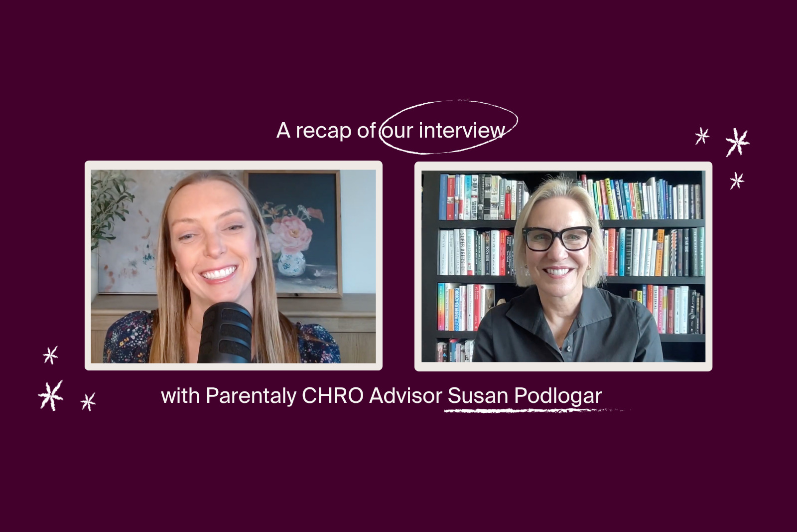 Interview recap with CHRO Susan Podlogar