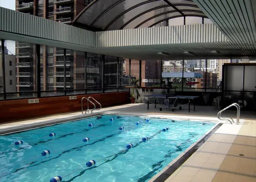 Indoor salt water pool in midtown new york city at completebody midtown east
