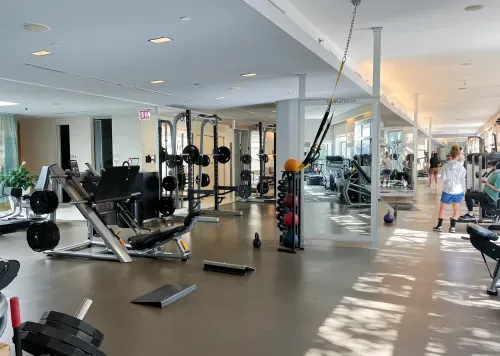 Gym floor of the Union Square gym in New York City at Complete by Completebody.