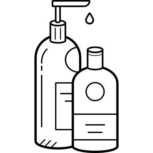 two lotion bottles icon