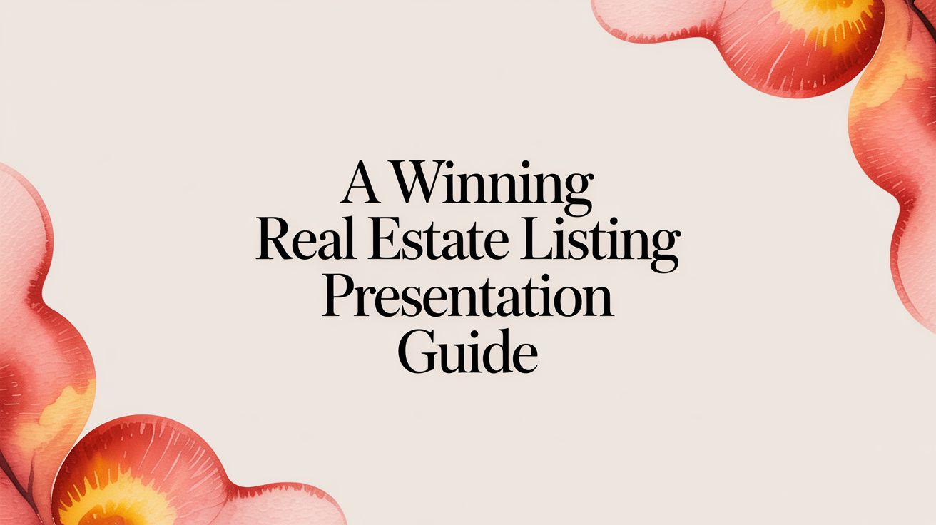 A Winning Real Estate Listing Presentation Guide