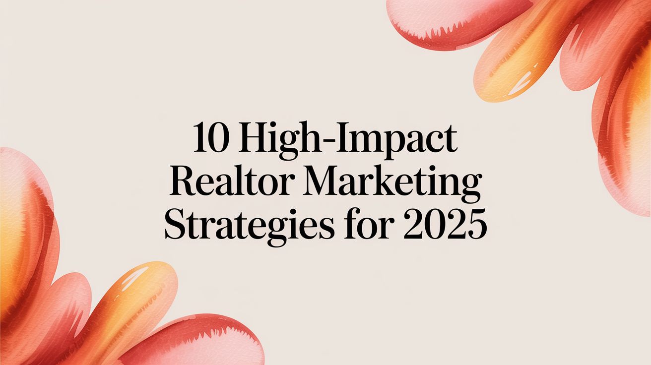 10 High-Impact Realtor Marketing Strategies for 2025