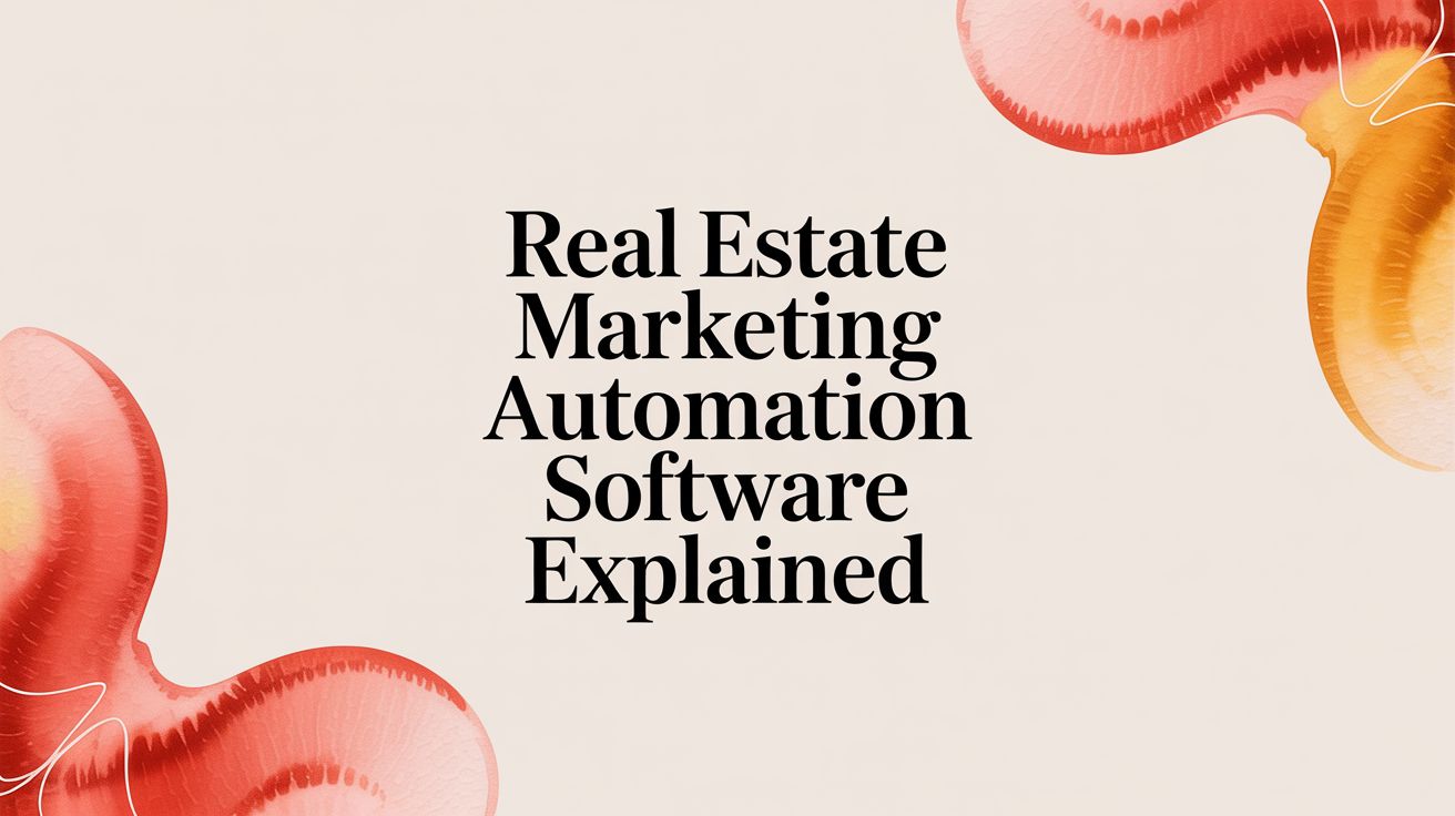 Real Estate Marketing Automation Software Explained
