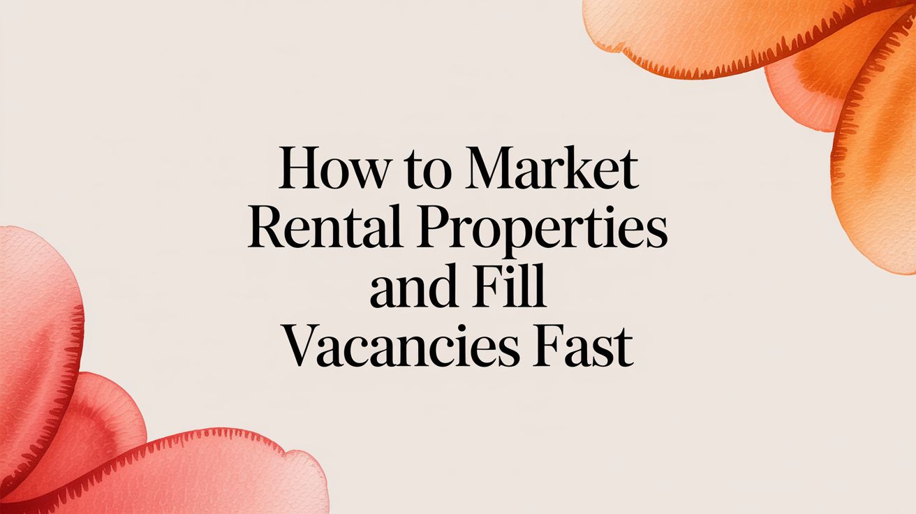 How to Market Rental Properties and Fill Vacancies Fast