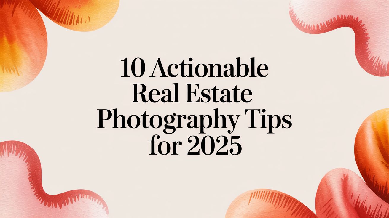 10 Actionable Real Estate Photography Tips for 2025