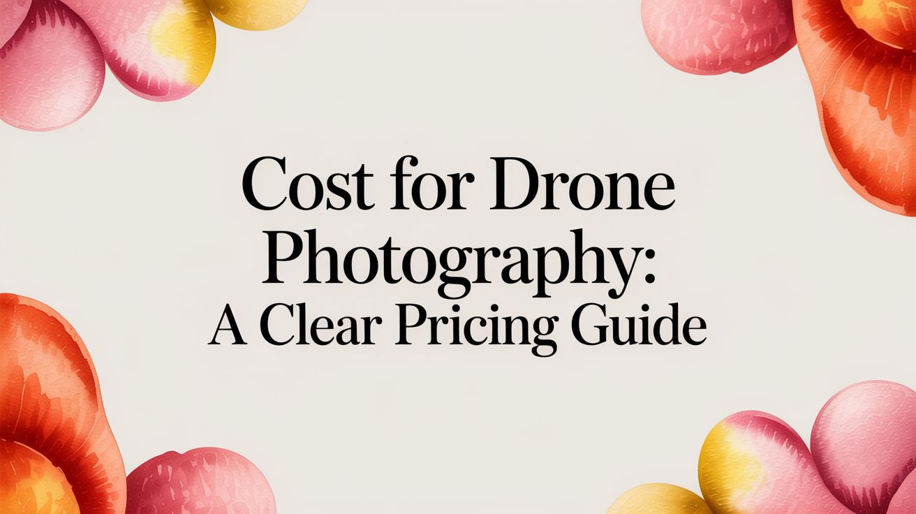 Cost for Drone Photography: A Clear Pricing Guide