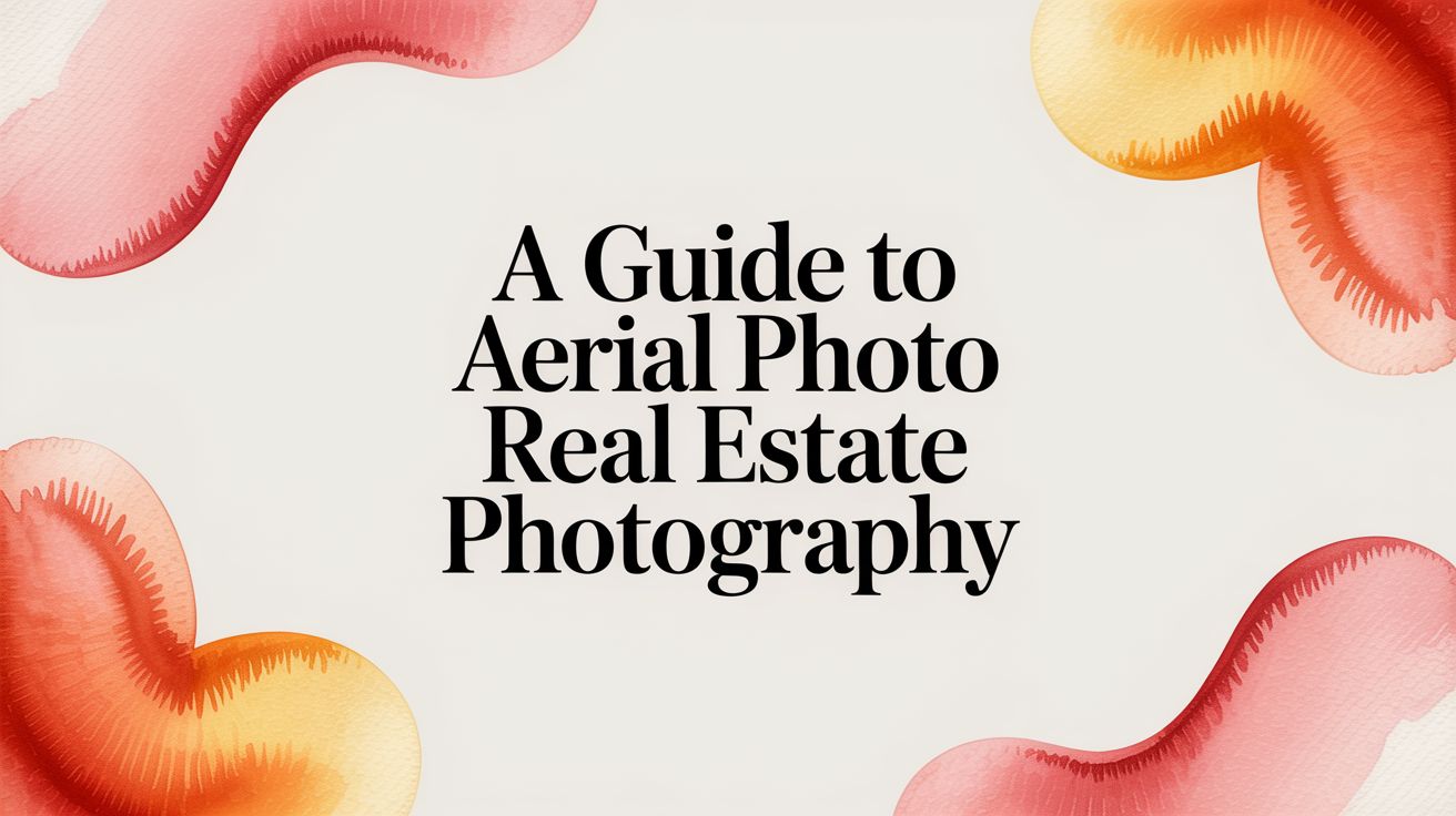 A Guide to Aerial Photo Real Estate Photography