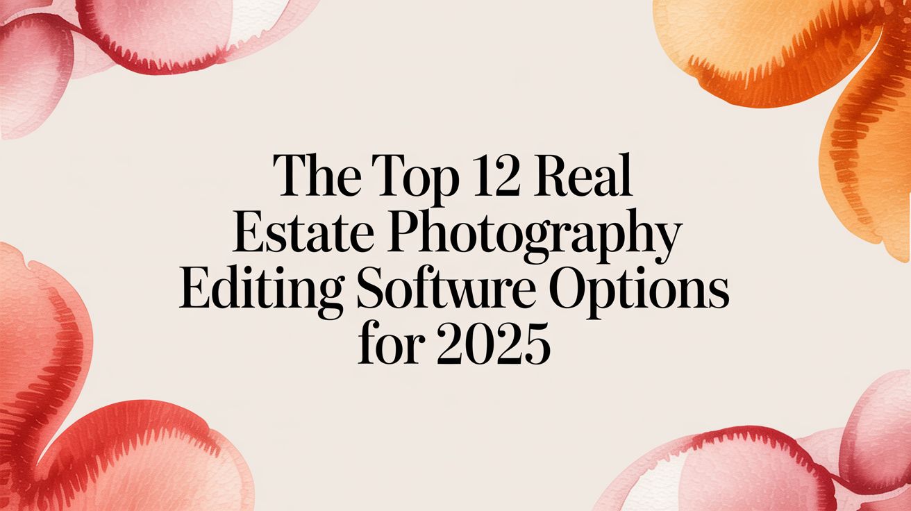 The Top 12 Real Estate Photography Editing Software Options for 2025