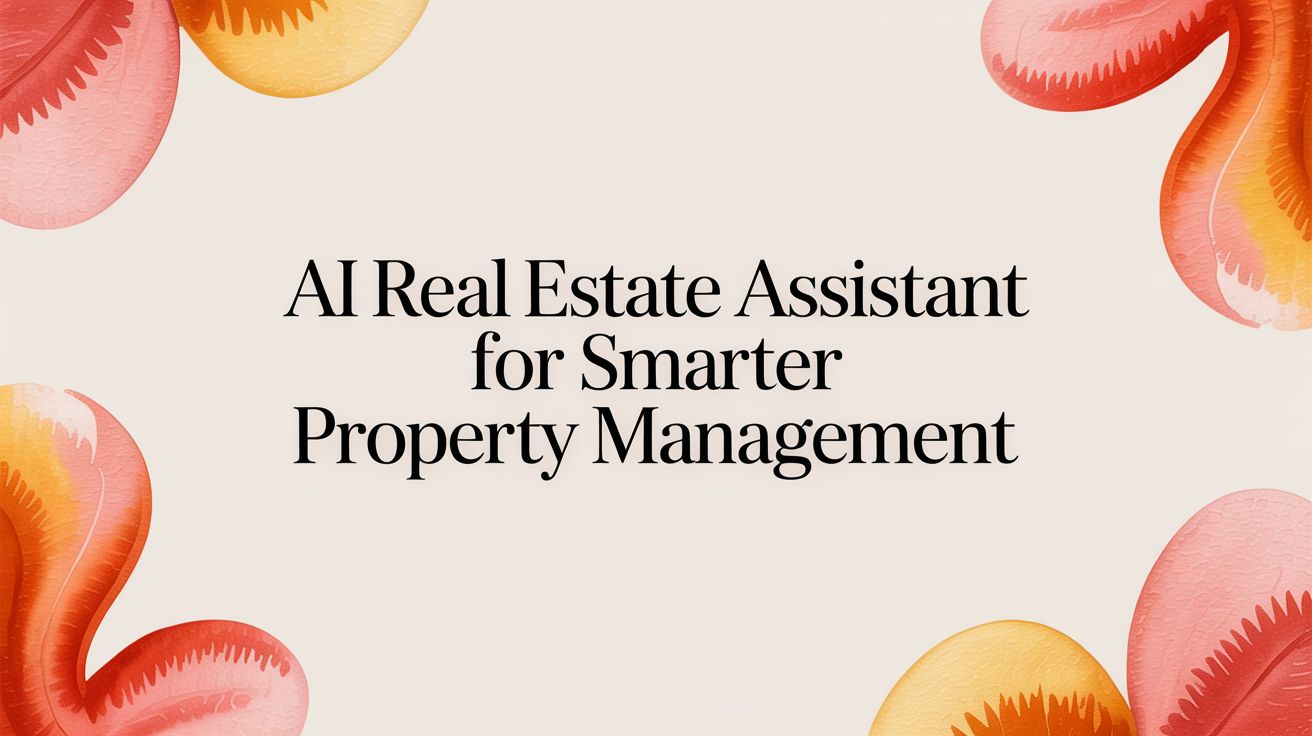 AI Real Estate Assistant for Smarter Property Management