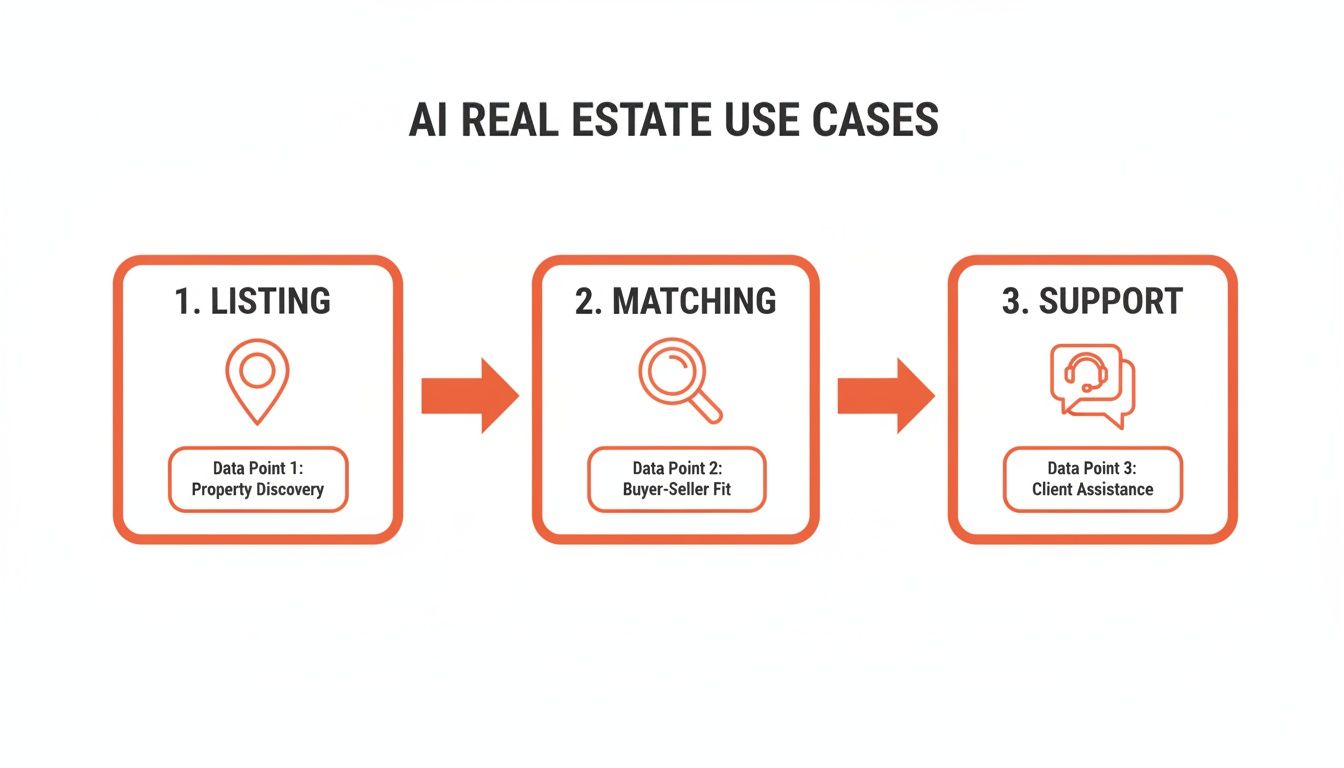 Infographic about ai real estate assistant