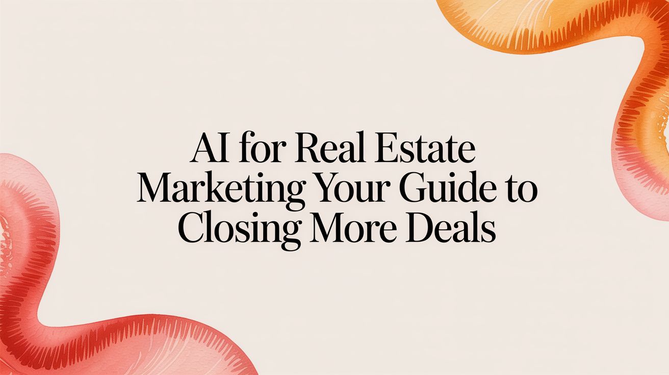 AI for Real Estate Marketing Your Guide to Closing More Deals