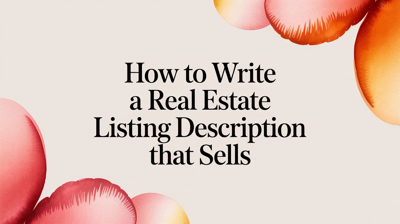 How to Write a Real Estate Listing Description That Sells