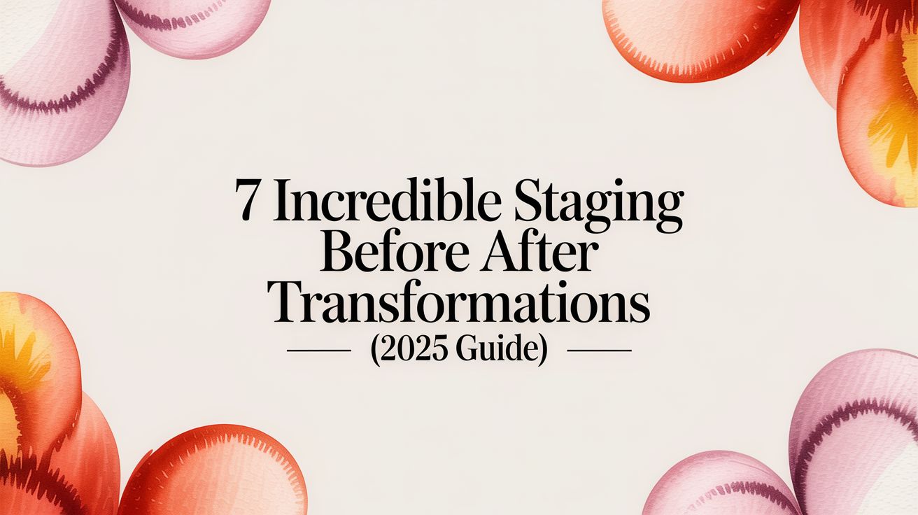 7 Incredible Staging Before After Transformations (2025 Guide)