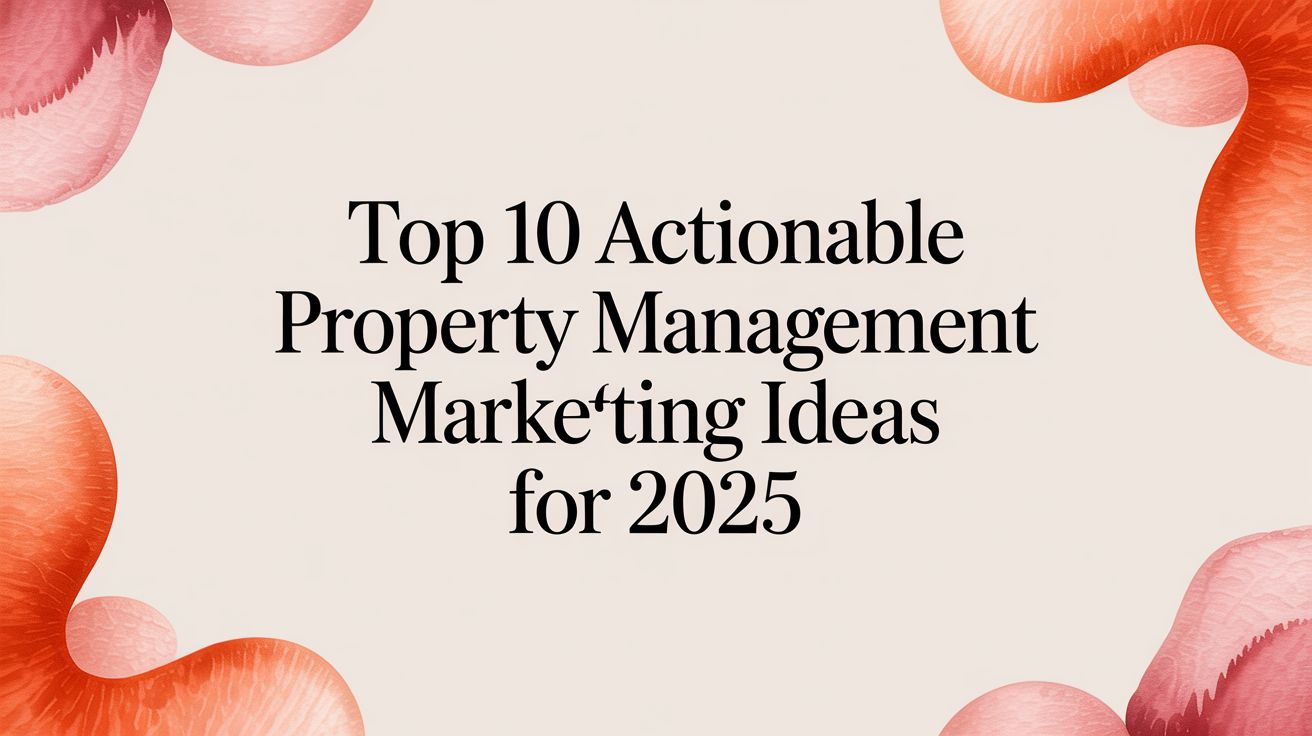 Top 10 Actionable Property Management Marketing Ideas for 2025