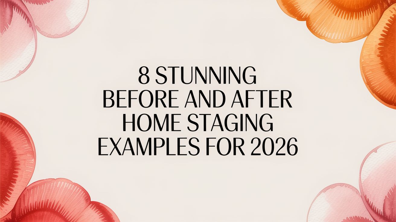 8 Stunning Before and After Home Staging Examples for 2026