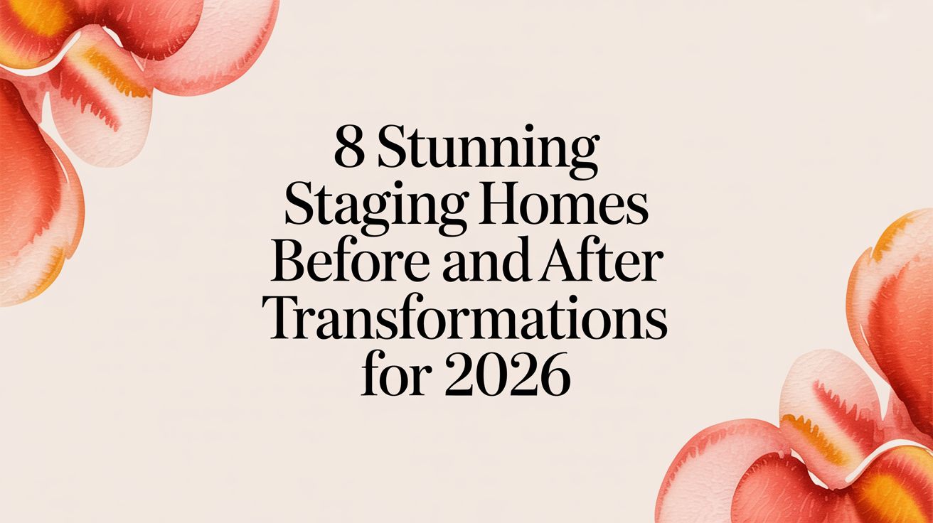 8 Stunning Staging Homes Before and After Transformations for 2026