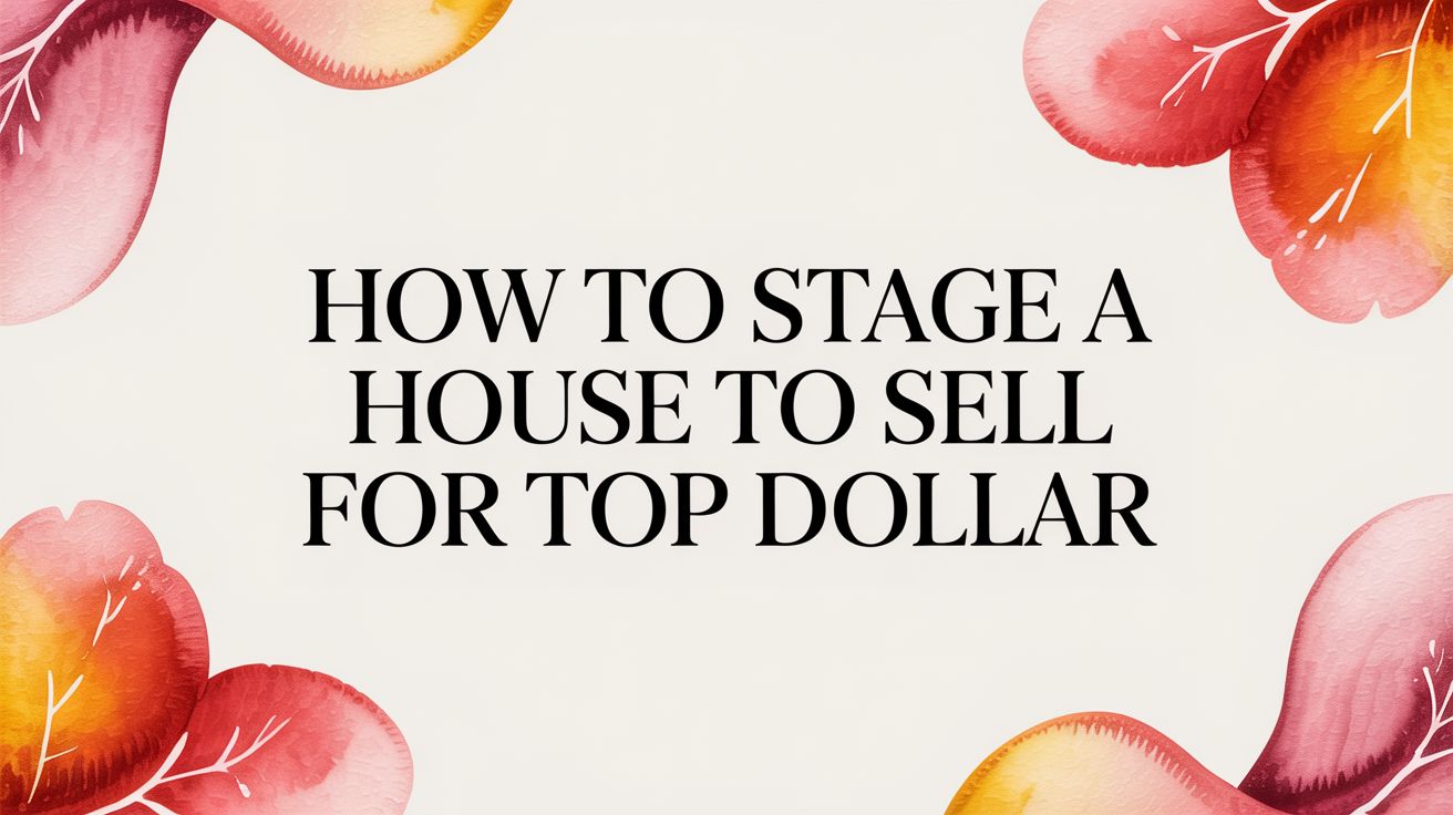 How to Stage a House to Sell for Top Dollar